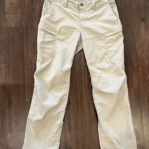 5.11 Tactical Cargo Pants Khaki Women’s Regular Fit Stretch APEX Size 16